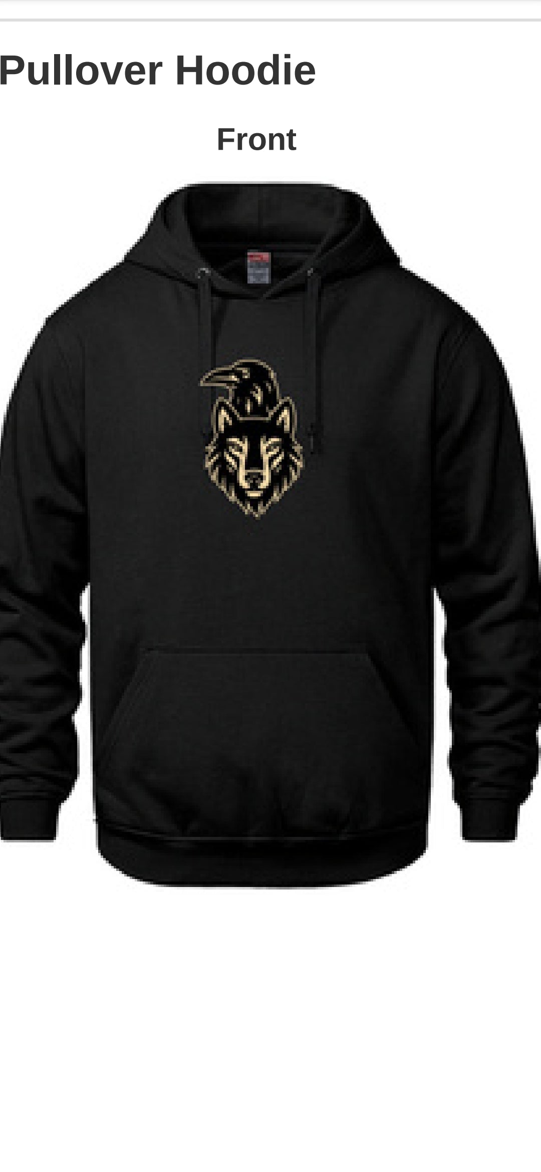 Kaskanwear Hoodie – Black/Gold Edition