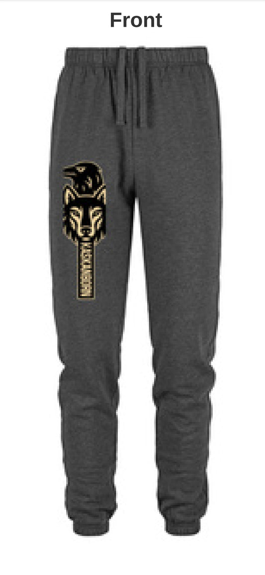 Kaskanwear charcoal Sweatpants – Black/Gold Edition