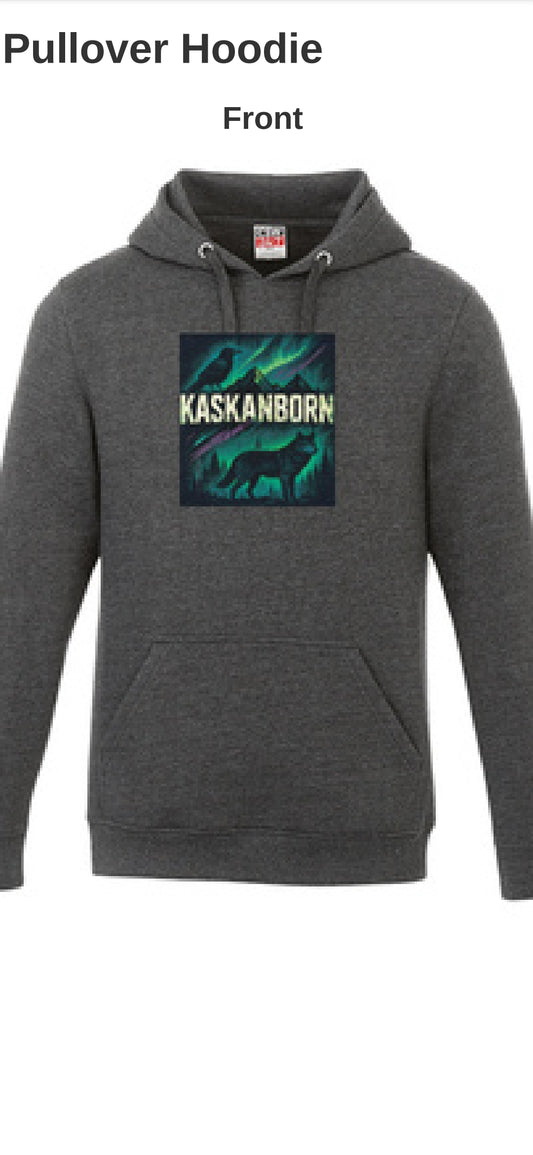 Kaskanborn Hoodie – charcoal Territory Green